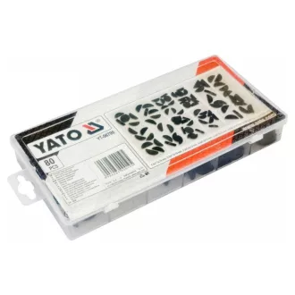 Set zăvor curbat YATO 80 buc