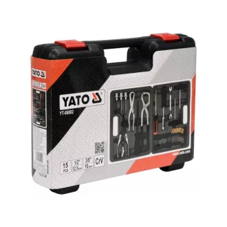   Kit de montare sistem de franare YATO 15 piese 1/2" 3/8" CrV