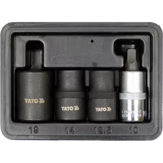   YATO Set chei tubulare ansamblu etrier frână 4 piese 1/2" CrV