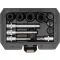 YATO Set chei tubulare ansamblu etrier frână 11 bucăți 3/8", 1/2" CrV
