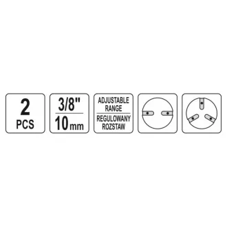Set chei etrier YATO 2 piese