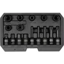 YATO Ansamblu etrier de frână set chei tubulare mecanice 16 bucăți 1/2" CrMo