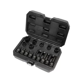   YATO Ansamblu etrier de frână set chei tubulare mecanice 16 bucăți 1/2" CrMo