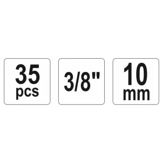   Kit asamblare cilindru principal de frână YATO 3/8" 35 piese