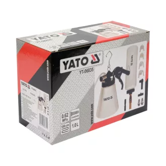   YATO Schimbător de lichid de frână pneumatic, set de purtare 12 piese