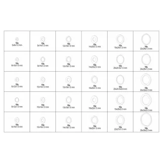Set șaibe YATO aluminiu 300 buc