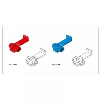 Kit conector rapid electric YATO 50 buc