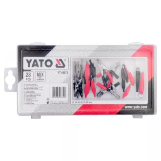 YATO Set cleme crocodil 28 buc