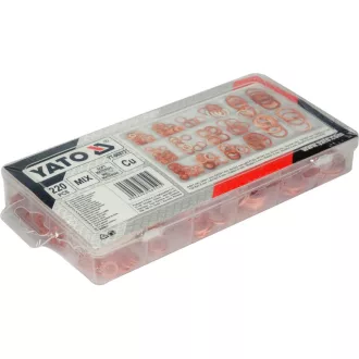 Set șaibe YATO din cupru 220 buc