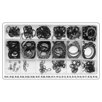 Set de inele YATO Seeger exterior 300 buc