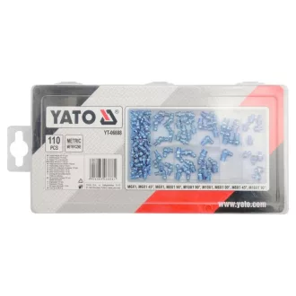 YATO Set buton pentru unsoare (cap de unsoare) 110 buc