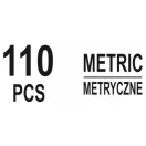 YATO Set buton pentru unsoare (cap de unsoare) 110 buc