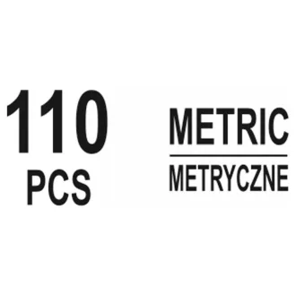 YATO Set buton pentru unsoare (cap de unsoare) 110 buc