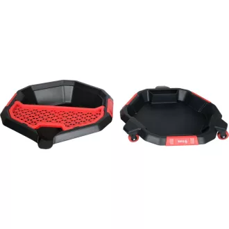   YATO Recipient pentru colectarea uleiului uzat cu roți 470 mm / 8 l