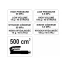 YATO Ungere cu pârghie 500 cm3 7-70 MPa presiune reglabilă