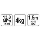 Pompa manuala de unsoare YATO 4 kg