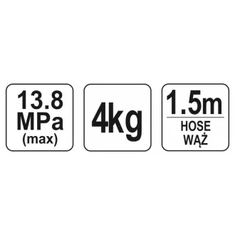 Pompa manuala de unsoare YATO 4 kg