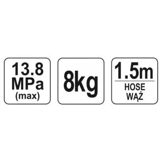 Pompa manuala de unsoare YATO 8 kg