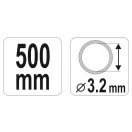 YATO Furtun de pârghie pentru pistol de unsoare 500 mm