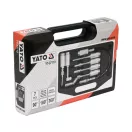 Set de adaptoare YATO pentru nipluri de unsoare de 7 piese de 1/4".