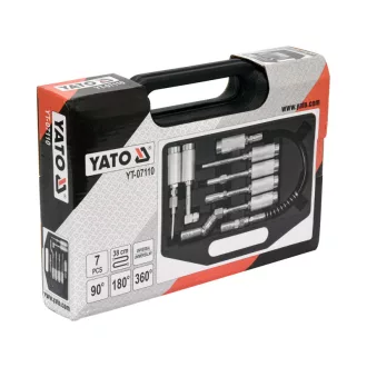   Set de adaptoare YATO pentru nipluri de unsoare de 7 piese de 1/4".