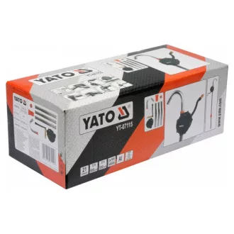 Pompa de butoi YATO rotativa 21 litri/minut aluminiu