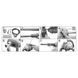 Pompa cilindrica YATO cu rotor 100 litri/minut aluminiu