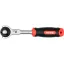 YATO Bară de antrenare cu clichet 1/4" 145 mm 72T cu cap rotativ CrV