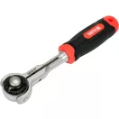 YATO Bară de antrenare cu clichet 1/4" 145 mm 72T cu cap rotativ CrV