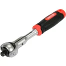 YATO Bară de antrenare cu clichet 1/4" 145 mm 72T cu cap rotativ CrV