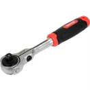 YATO Bară de acționare cu clichet 3/8" 195 mm 72T cu cap rotativ CrV