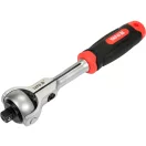 YATO Bară de acționare cu clichet 3/8" 195 mm 72T cu cap rotativ CrV