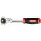 YATO Bară de acționare cu clichet 1/2" 255 mm 72T cu cap rotativ CrV