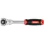 YATO Bară de acționare cu clichet 1/2" 255 mm 72T cu cap rotativ CrV