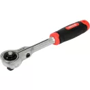 YATO Bară de acționare cu clichet 1/2" 255 mm 72T cu cap rotativ CrV