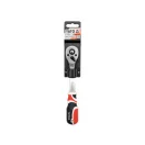 Coadă de antrenare cu clichet YATO 3/8" 200mm 72T Tijă îndoită Mâner moale CrV