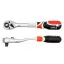 Coadă de antrenare cu clichet YATO 1/2" 255mm 72T Tijă îndoită Mâner moale CrV