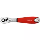 Tijă de antrenare cu clichet YATO 1/4" 155 mm 72T tijă îndoită CrV