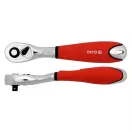 Tijă de antrenare cu clichet YATO 1/4" 155 mm 72T tijă îndoită CrV
