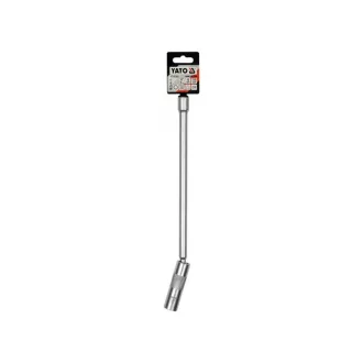   YATO Cheie pentru bujii cu ax prelungitor articulat 16 mm 3/8" magnetic CrV