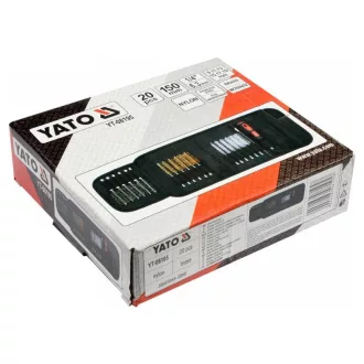 YATO Set de perii pentru curățare chiulasa 20 buc
