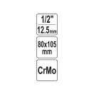 Cheie de îndepărtare a filtrului de ulei YATO reglabilă 80 - 105 mm