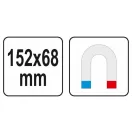 YATO Tava magnetica 152x68 mm