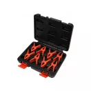 Set de clești YATO 8 piese (pentru conducte de frână, combustibil, ulei și aer condiționat auto)
