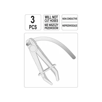 YATO Set cleme flexibile 3 piese