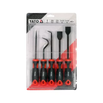 YATO Set dălți de mână și cârlige 5 părți