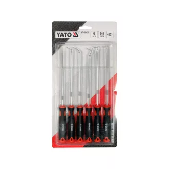 Set cârlig de extracție YATO Seal 6 părți 240 mm