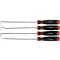 YATO Set cârlig pentru îndepărtarea etanșării 4 părți 240 mm