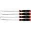 YATO Set cârlig pentru îndepărtarea etanșării 4 părți 240 mm