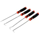 YATO Set cârlig pentru îndepărtarea etanșării 4 părți 240 mm